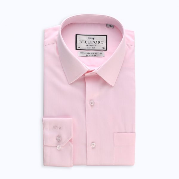 Light pink pinpoint oxford shirt