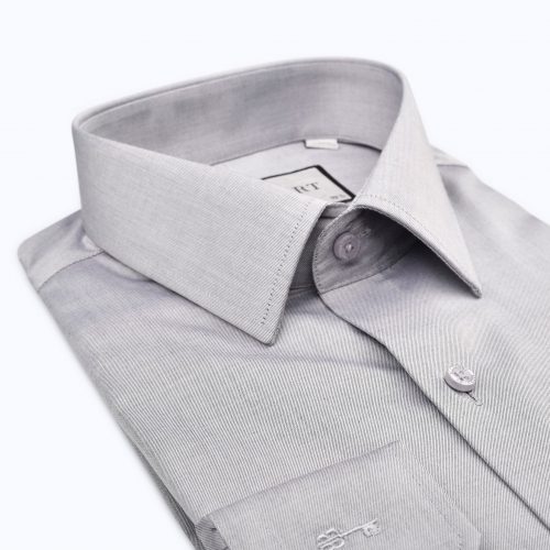 Grey Signature Twill Shirt
